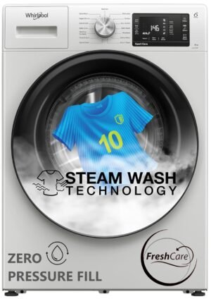 Whirlpool 8 Kg Steam Technology Inverter Front Load Washing Machine